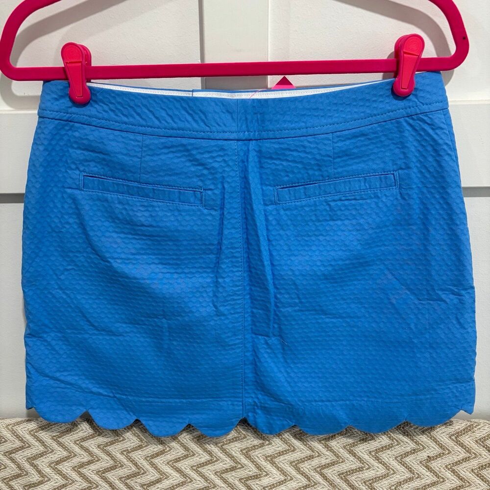 Lilly Pulitzer Women's Colette Scallop Hem Skort Zanzibar Blue Size 4 NWT - Picture 8 of 11